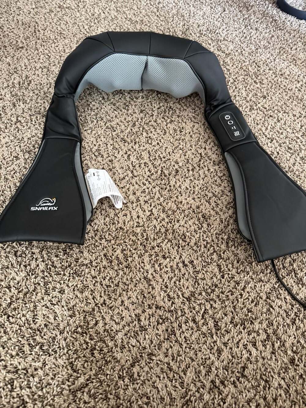 Snailax Cordless Neck & Shoulder Shiatsu Massager with Heat SL-632NC